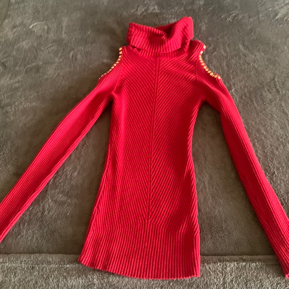 Red sweater
